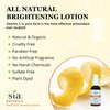 Sia Botanics Brightening Face Lotion (59ml/2oz Pump Bottle) | Facial Moisturizer w/Vitamin C, Lemon Peel Bio Ferment, Aloe Vera | Natural, Clean, Botanical Skincare for Women
