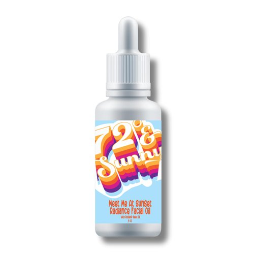 Meet Me at Sunset Radiance Face Serum with Rosehip Seed Oil, Skin-Rejuvenating with Vitamin C, Natural Moisturizer