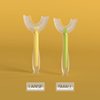 LEPGIFE U Shaped Kids Toothbrush 4 Pack, Fanttmon U-Type Whole Mouth Toothbrush for Kids (Age 2-6)