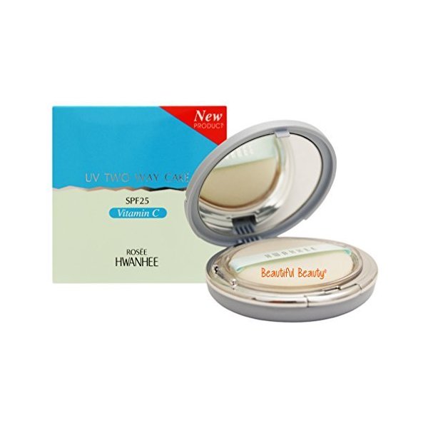 Rosee Two Way Cake(Pressed Powder) with Vitamin C plus Refill (#21 Beige)