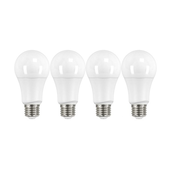 Satco S29558 9.5 Watt LED A19 Light Bulbs Value Pack 60 Watt Equivalent 4000K Cool White 4 Pack