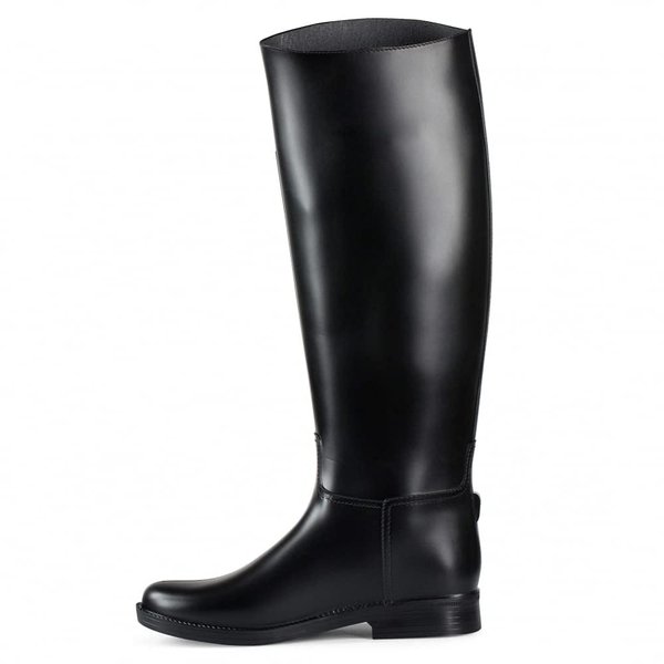 HORZE Chester Kids Horse Riding Boots | Rubber Equestrian Tall Dress Boots for Girls, Boys - Black - 11
