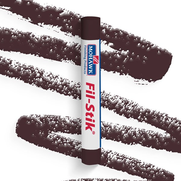 Mohawk Fill Stick (Fil-Stik) Putty Stick for Wood Repair (Extra Dark Walnut)- Rub On Semi-Soft Wax Filler Stick