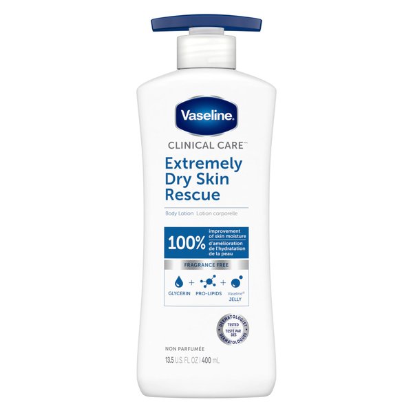 Vaseline Clinical Care hand and body lotion Extremely Dry Skin Rescue 13.5 oz