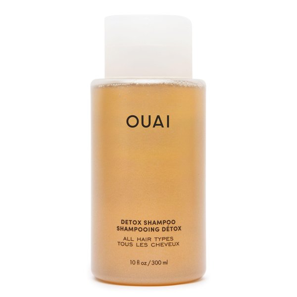 OUAI Detox Shampoo - Clarifying Shampoo for Build Up, Dirt, Oil, Product and Hard Water - Apple Cider Vinegar & Keratin for Clean, Refreshed Hair - Sulfate-Free Hair Care (10 oz)