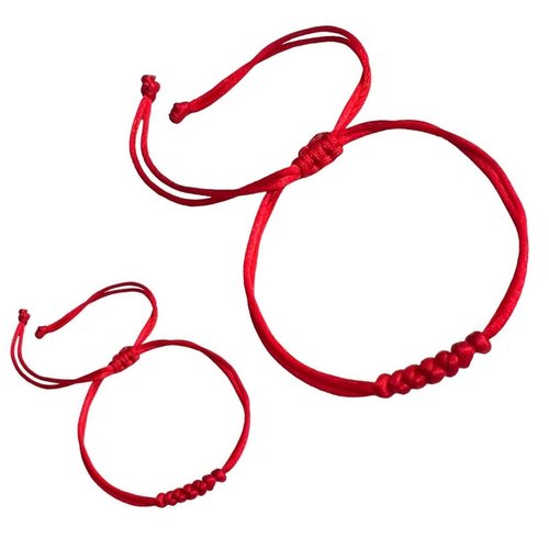 PHITECUS Red Bracelet protection for Newborn/Baby Girl/Baby boy/Girl and boy/Mommy and Me/family and Me. Amulet for Children. String for Good Luck and The Evil Eye. (Mommy and Me)