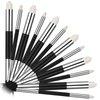 12 Pcs Artist Blending Sponge Pen Double Headed Washable Rubbing Sponge Brush Dual Tip Sketching Wipe Pen Reusable Drawing Art Blenders Tools for Artist Student Charcoal Powder Drawing Correcting (12)