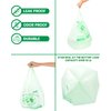 BEIDOU-PAC 100% Compostable Trash Bags, 3 Gallon Compost Bags Small Kitchen Trash Bags with Handle, 100 Count Sturdy Biodegradable Garbage Bags Food Scrap Waste Bags, ASTM D6400, US BPI Certified