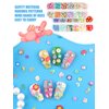 24 Grid Easter Nail Art Glitter Sequins, Kalolary Easter 3D Nail Art Glitter Stickers Decals Nail Art Supplie Mixed Shapes Cute Eggs Rabbits Carrot for Women Nail Art Decor and DIY Craft