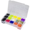 Akro-Mils 05805 Plastic Portable Parts Storage Case for Hardware and Crafts with Hinged Lid and 4 Adjustable Dividers, (11-Inch x 7-Inch x 2-3/8-Inch), Medium, Clear