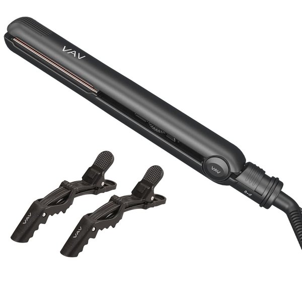 VAV 1 Inch Hair Straightener Flat Iron for Thin Hair or Small Medium Thick Hair