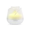 Earnest Living Rose Essential Oil Diffuser 150 ml Mini Ultrasonic Aromatherapy Diffuser for Bedroom, Desk – BPA Free, Quiet Mist, 7-Color Light, Auto Shut-Off, Gift for Women – Frosted White