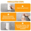 Bar Soap Dispenser, Soap Grinder for Bar Soap Wall-Mounted, Waterproof Soap Grinder for Bar Soap, Easy to Install & No Drilling for Bathroom, Kitchen, Hotel (One, White, NO SOAP, NO Desiccant)
