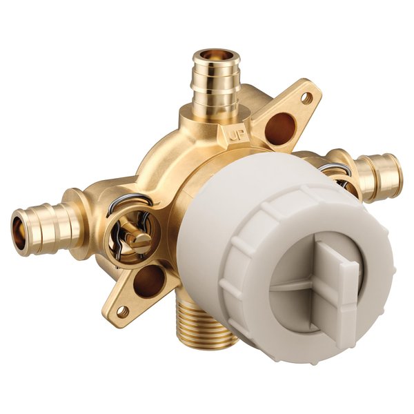 Moen U140CXS M-CORE 4 Port Tub and Shower Mixing Valve with Cold Expansion PEX Connections and Stops