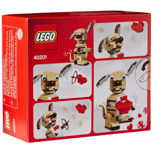 LEGO Bricks & More Valentines Cupid Dog 40201 Building Kit