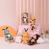 Vueos 6 Pcs 4 Inch Mini Reborn Baby Dolls Toy Set Realistic Baby Doll with Cute Animal Clothes Gifts for Girls Boys Birthday Christmas