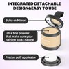 Acomler Instantly Root Cover Up Hairline Shadow Powder,Root Touch Up Hair Powder 0.35 oz, Root Concealer Gray Hair Coverage Hair Powder for Women Men with Eyebrows,Beard Line,Bald Spots(Light Blonde)