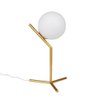 Dellemade Globe Table Lamp, TD00965 Mid-Century Golden Desk Lamp for Bedroom,Living Room,Kids Room,Office