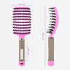 Wet Hair Brush Detangling Brush for Wet & Dry, Detangler Brush for Blow Drying, Curved Vented Wet Hair Brushes for Women Kids, Detangling Brush for Wet Dry (Pink)