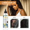 Edge Control Wax for Women Strong Hold Non-greasy Edge Smoother Edge Control for Black Hair No Flaking, No White Residue, Shine, Natural Chebe Hair Oil for Hair Growth Chebe Oil Moisturizer for Scalp