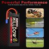 Hilldow 7.4V Lipo Battery 2S 85C 5200mAh Lipos Hard Case Rechargeable Batteries with EC5 Connector for1/8 1/10 RC Vehicles Car Slash RC Buggy Truggy RC Airplane Drone
