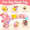 Baby Sensory Toys 0-6 Months Music Stuffed Animal Plush Dog Toy for Infant 0-3-6 Month Tummy Time Texture Soft Toys with Crinkle Rattle for 6-12 Month Newborn Birthday Gift for 2 3 4 5 Month Old Girls