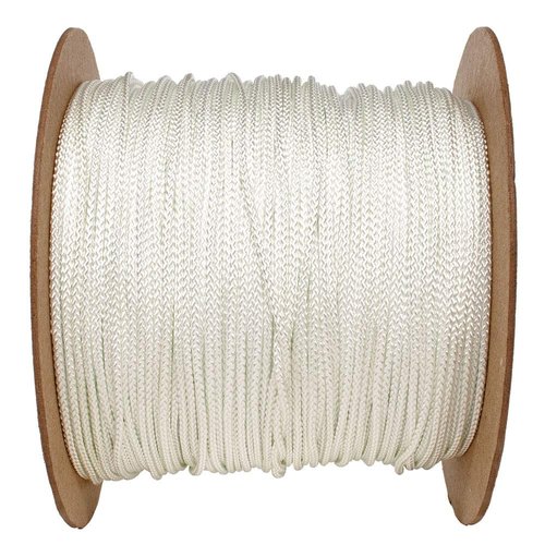 Golberg Diamond Braid Nylon Rope – 100% Nylon Utility Cord – Ideal for Camping, Outdoors, Boating, and Everyday Use – Made in The USA (1/8 inch x 100 Feet)