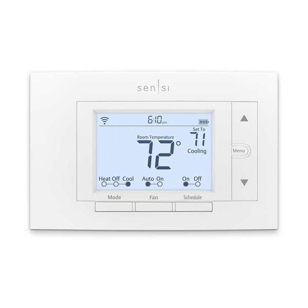 Emerson Sensi Wi-Fi Smart Thermostat for Smart Home, Pro Version, Works with Alexa, Energy Star Certified, (1F87U-42WF)
