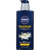 NIVEA Men Maximum Hydration 3-in-1 Nourishing Lotion - Body, Face, Hands - 16.9 fl. oz. Pump Bottle