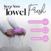 Laucan Linens Extra Plush Microfiber Hair Drying Towel Wrap (2 Pack) Quick Fast Drying | Personal Beauty Styling Accessories | All Hair Types | Hair Wrap | Hair Towels for Women | Micro Fiber