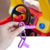 TEYOUYI Replacement Key for Little Tikes Cozy Coupe Accessories for Little Tikes Cozy Coupe Personalized Gifts for Toy Car to Kids 2pcs Purple