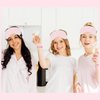 Casoty 18 Pcs Slumber Party Supplies, Spa Headbands & Plush Sleep Eye Masks & Velvet Scrunchies Set, Skincare Headbands, Sleepover Stuff for Face Washing Shower Yoga Spa Slumber Party