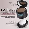 Instantly Hairline Powder,Root Cover Up Hairline Shadow Powder, Root Touch Up Hair Powder,Quickly Conceals Hair Loss, Eyebrows, Beard Line,Coverage Hair Powder for Thinning Hairline-Dark Brown