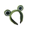 ZHOUMEIWENSP Frog Big Eyes Headband for Women Girls SPA Skin Care Facial Hair Band Makeup Washing Hair Accessories (Green)