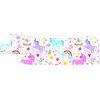 Nasogastric or Oxygen Tube precut Adhesive Tape Rainbow & Unicorns x 10 Pack. (Right Side)