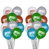 30 Pcs Bass Balloons Bass Fishing Party Decoration Balloons 12 Inches Latex Balloons for Baby Shower Gone Fishing Birthday Party Decorations