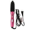 Hot Brushes for Hair Styling, Heated Hair Brush Electrical Hair Curling Brush Small Collaspe Hair Curle Travel Hot Brush Instant Heat Up Heated Styler Brush (US standard