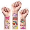TatoYard 408 PCS Individually Wrapped Kids Tattoos for Party Supplies, 68 Sheet Temporary Tattoos Stickers, Birthday Bags Stuffers Fillers for Party favors Decorations (Gitter)