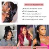 360 Lace Front Wigs Human Hair Pre Plucked Body Wave 360 Full Lace Frontal Human Hair Wigs for Black Women Hd Lace Wig with Baby Hair Around Natural Color (22 Inch)