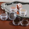 Chrome Nail Powder Set, 6 Maillard Colors Metallic Brown Chrome Nail Powder Mirror Effect Brown Pigment Chrome Powder Manicure Nail Glitter Dust with Sponge Applicators