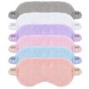 SATINIOR 6 Pieces Plush Eye Mask Soft Sleeping Blindfold Eye Cover Fluffy and Furry Eye Cover for Girls and Adult Eye Protection and Party Favors