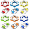 Hicarer 12 Pieces Fidget Toy Pack Flippy Chain Fidget Toy Six Roller Chain Fidgets and Flippy Chain Stress Relief Bike Chain Toys for Teens Adults Autism Anxiety Relief (Multiple Colors)