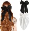 2Pack Big Bow Hair Clips, Ribbon Hair Clips for Women & Girls, Satin Bow Clip, Oversized Bow, Hair Bow, Bow Clip, Barrette Clip, Hair Accessories Gifts for Her