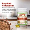 Barlean's Vegan Flaxseed Oil Supplements, Cold-Pressed Flax Seed Supplement Softgels with 1650 mg ALA Fatty Acids, 100 Count