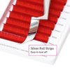 Colored Lash Extensions Mixed Tray Volume Lash Extensions Easy Fan Volume Lashes Red Lash Extensions Flowering 0.07 Color Lashes Extension (Red-0.07D-20-25mm)