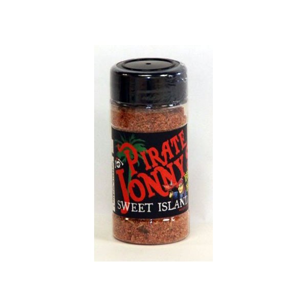 Pirate Jonny's Sweet Island BBQ Rub - 3.2 OZ | BBQ Rub | Sweet BBQ Rub | Chicken, Pork Butt, Rib Rub | Grill, Air Fryer, Roasting Seasoning | Caribbean Seasoning | Chicken, Pork, Vegetable, Seafood Seasoning | Best BBQ Rub