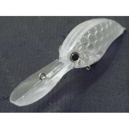 wLure 10 Blank Unpainted Deep Diver Crankbait Fishing Lures with Free Eyes UPC733