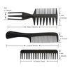 10PCS Black Hair Comb Set Hair Styling Comb for Women Men Kids Hairdressing Hair Cutting Combs for Hair Styling Tool