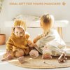 EERKEOD Musical Instruments for Toddlers Montessori Wooden Toys Percussion Musical Instruments with Xylophone Musical Set for Girls Boys Kids Preschool Educational Musical Toys for Kids