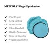 MEICOLY Light Blue Single Eyeshadow with Mirror,Baby Blue Eye Shadow,Pressed Powder Eyeshadow Makeup,Matte Shade Eyelid Color Eye Makeup for Women and Girls,High Pigment,Long Wear,Waterproof,Natural